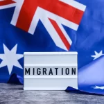 Registered migration agent in Australia reviewing a client's visa application documents