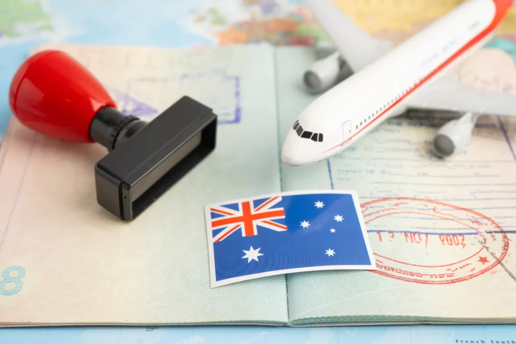 Migration agent reviewing employment records for an Australian skilled visa application
