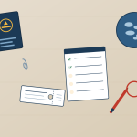 Australian visa application checklist showing passport and required documents